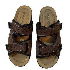 Spring Step Men's Filmore Flat Sandal EUR Size 43 Brown